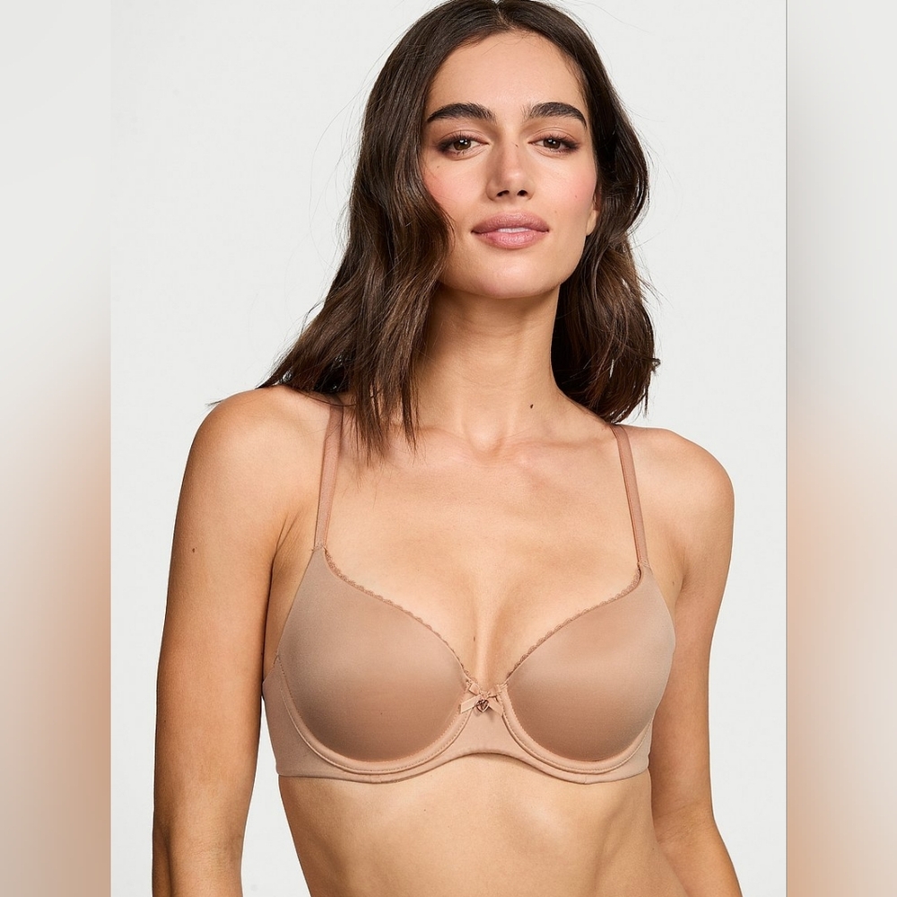 Victoria's Secret Body By Victoria Lightly Lined Demi Bra - 36D - Praline